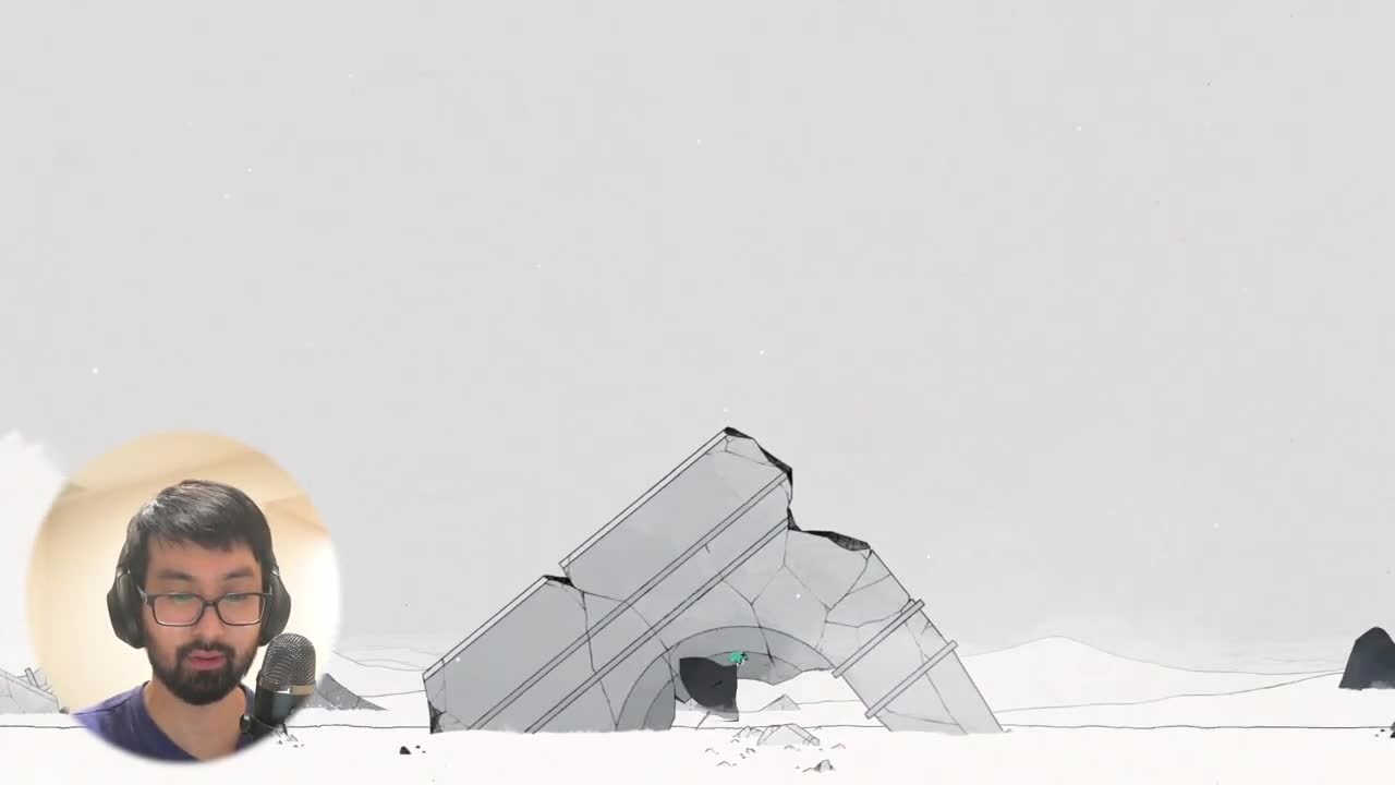 边玩《GRIS》学日语：在遗迹里收集光点、爬上倾斜的塔