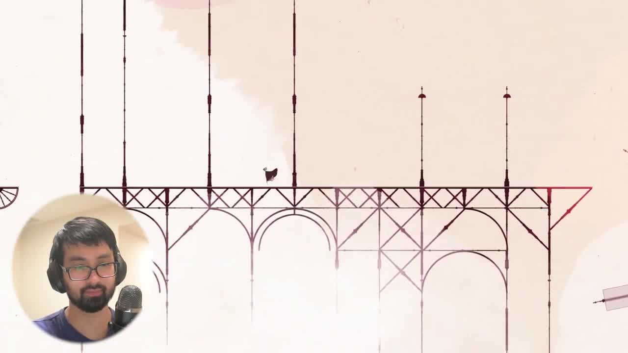 边玩《GRIS》学日语：收集星星搭桥，打碎岩石找落脚点